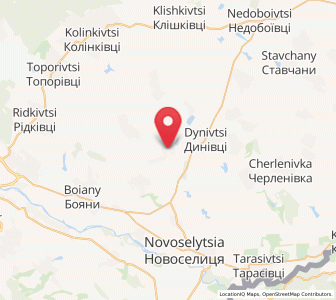 Map of Rynhatch, Chernivtsi