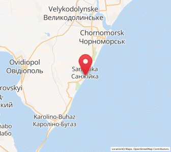 Map of Sanzhiika, Odessa