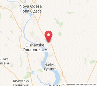 Map of Sébyné, Mykolaiv