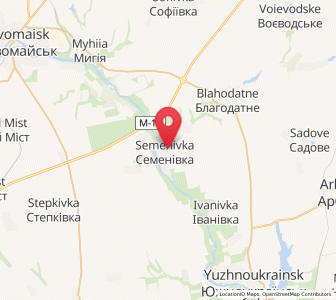 Map of Séménivka, Mykolaiv