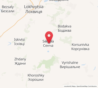 Map of Sencha, Poltava