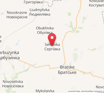 Map of Serhiïvka, Mykolaiv