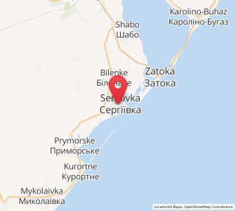 Map of Serhiïvka, Odessa