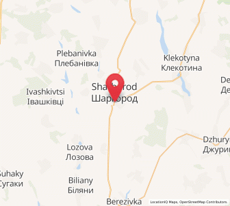 Map of Charhorod, Vinnytsia
