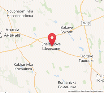 Map of Chélékhové, Odessa