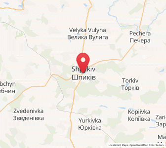 Map of Chpykiv, Vinnytsia