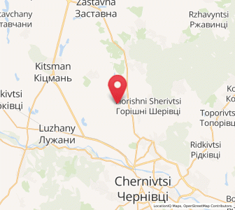 Map of Choubranets, Chernivtsi