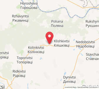 Map of Chylivtsi, Chernivtsi