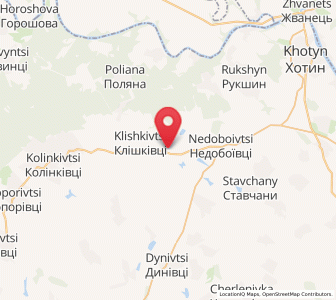 Map of Chyrivtsi, Chernivtsi