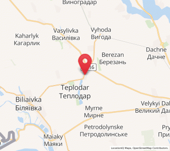 Map of Shyroka Balka, Odessa