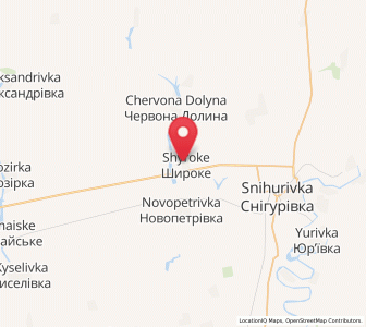 Map of Chyroké, Mykolaiv