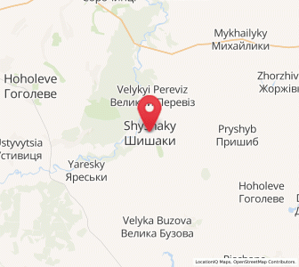 Map of Chychaky, Poltava