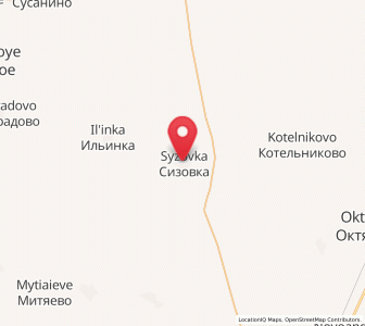 Map of Sizovka, Crimea