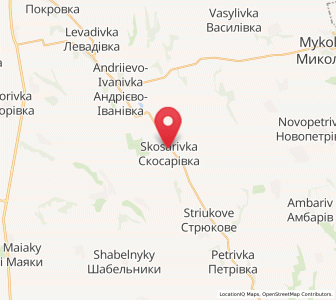 Map of Skossarivka, Odessa