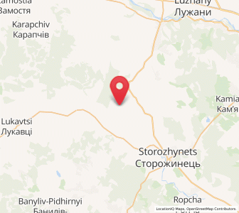 Map of Sloboda Komarivtsi, Chernivtsi