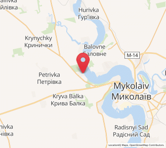 Map of Slyvyné, Mykolaiv