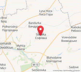Map of Sofiïvka, Mykolaiv