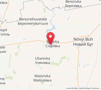 Map of Sofiïvka, Mykolaiv