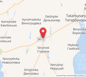 Map of Spaské, Odessa