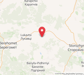 Map of Stara Jadova, Chernivtsi
