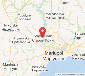 Map of Staryi Krym, Donetsk