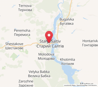 Map of Staryi Saltiv, Kharkiv