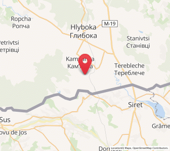 Map of Staryï Vovtchynets, Chernivtsi