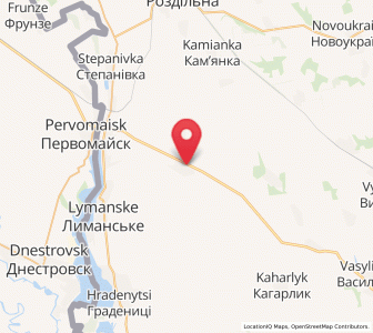 Map of Stépové, Odessa