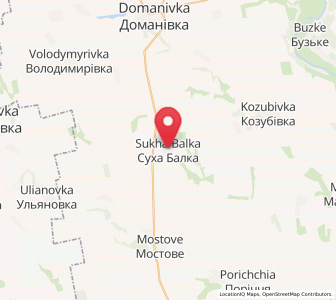 Map of Soukha Balka, Mykolaiv