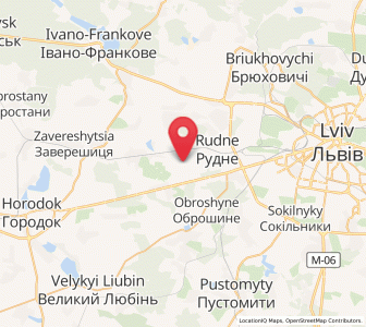 Map of Sukhovolya, Lviv