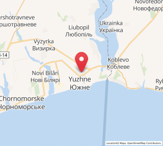 Map of Sychavka, Odessa