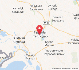 Map of Téplodar, Odessa