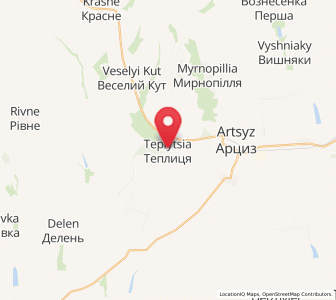 Map of Teplytsia, Odessa