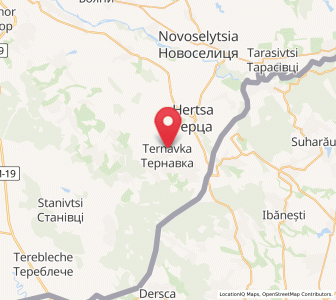 Map of Ternavka, Chernivtsi
