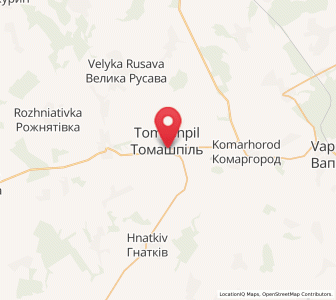 Map of Tomachpil, Vinnytsia
