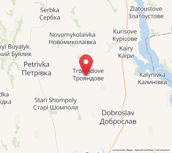 Map of Troiandove, Odessa