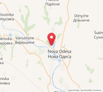 Map of Troïtské, Mykolaiv
