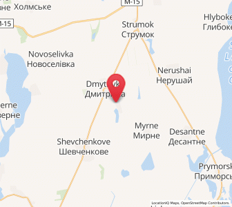 Map of Troudové, Odessa