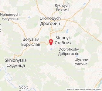 Map of Trouskavets, Lviv