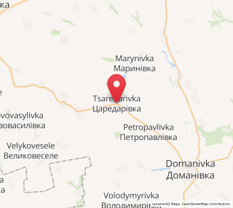 Map of Tsarédarivka, Mykolaiv