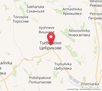 Map of Tsébrykové, Odessa
