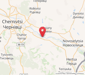 Map of Tsouren, Chernivtsi