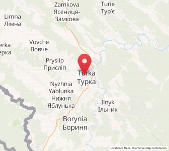Map of Tourka, Lviv