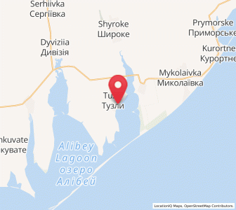 Map of Touzly, Odessa