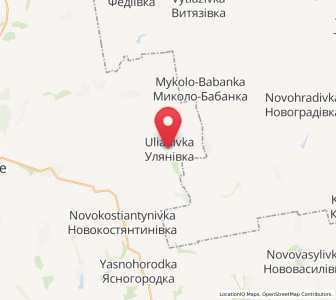 Map of Oulianivka, Mykolaiv