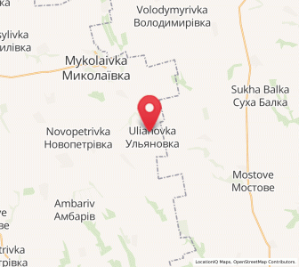Map of Oulianovka, Odessa