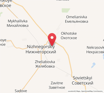 Map of Uvarovka, Crimea