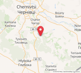 Map of Valia Kouzmyna, Chernivtsi