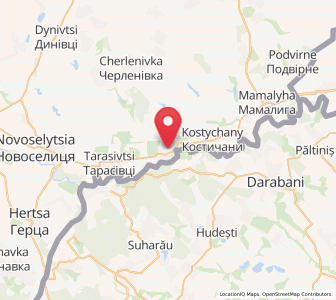 Map of Vantchykivtsi, Chernivtsi