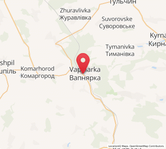 Map of Vapniarka, Vinnytsia